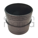 This is a 80mm straight connector that connects two lengths of 80mm ducting together.