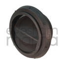 90mm Black Outlet Closeable