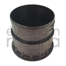 A 60mm Back Nut, which you can screw an outlet onto and connect ducting to the other end.