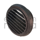 90mm Black Outlet 90 Degree