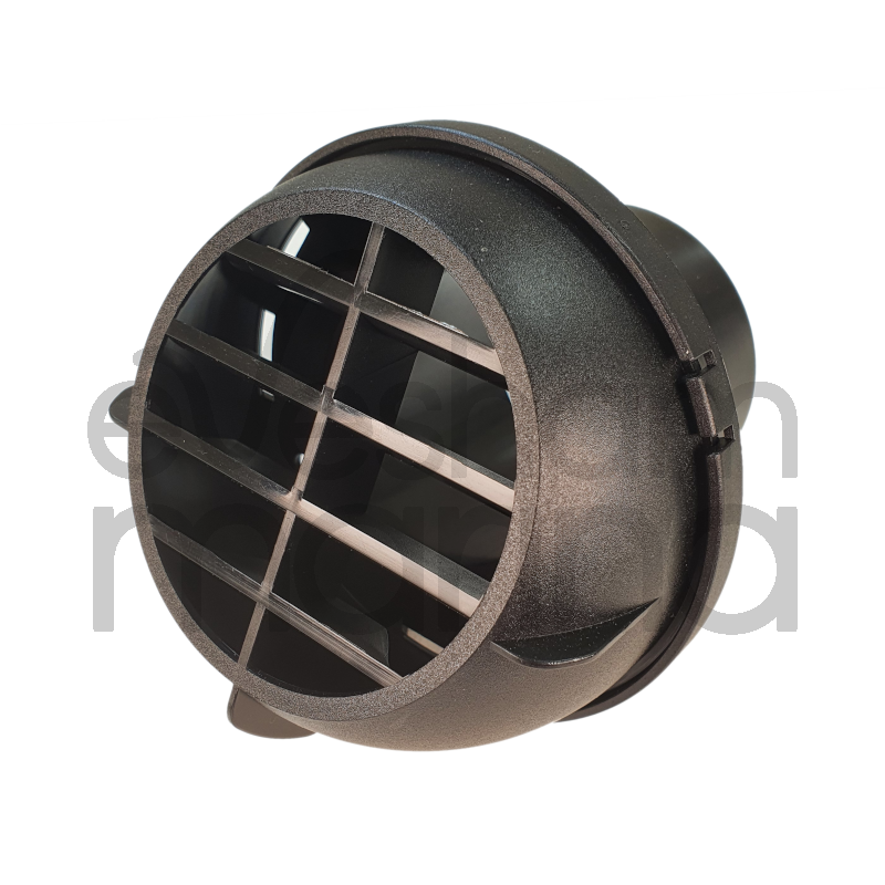 Black Ball Type Hot Air Outlet to fit a 60mm back nut